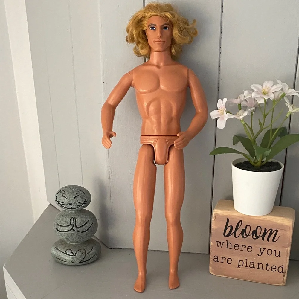 1968 Mattel Ken Doll LOT Life Guard & Surfer with Real Hair Barbie Friend - Picture 2 of 11